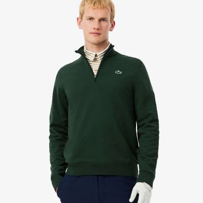 防風 ウールブレンドハーフジップゴルフセーター | LACOSTE/ラコステ