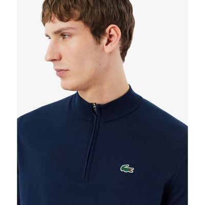 ＜LACOSTE＞ヒートレギュレーティングハーフジップゴルフニット