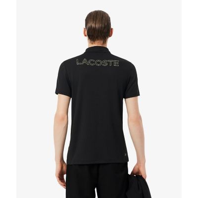 バックヨークプリント ウルトラドライ鹿の子地ポロシャツ | LACOSTE