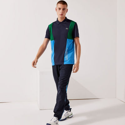 ＜LACOSTE＞カラーブロッキングウルトラドライポロシャツ