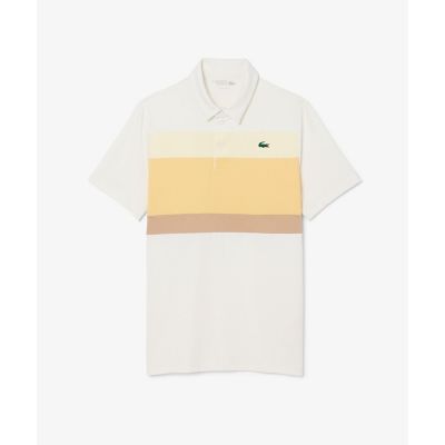 ウルトラドライ ストレッチカラーブロックゴルフポロシャツ | LACOSTE 