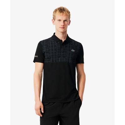 ＜LACOSTE＞『ノバク・ジョコビッチ』ラケットプリントウルトラドライポロシャツ