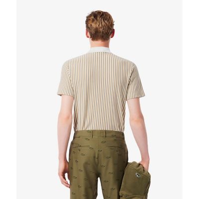 Lacoste Sportストライプ ポロシャツ＆ショートパンツ セット Lacoste Sportストライプ ポロシャツ＆ショートパンツ セット