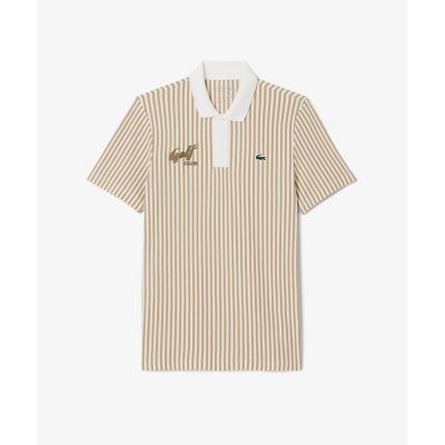 LACOSTE ストライプポロシャツ 日本製 ヒートコントロールストライプポロシャツ | LACOSTE/ラコステ