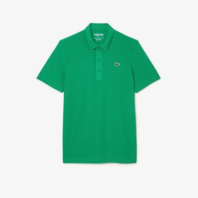 EC限定】ジャカードボーダーゴルフポロシャツ | LACOSTE