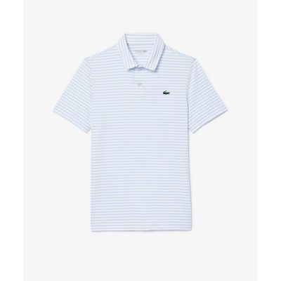 【美品】LACOSTE ラコステスポーツ　ポロシャツ　ウルトラドライ　白　L ラコステ LACOSTE ウルトラドライ仕様ストレッチゴルフ