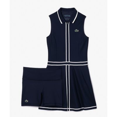 【Lacoste ゴルフ】ウルトラドライ鹿の子地ポロドレス ウルトラドライ鹿の子地ポロドレス | LACOSTE/ラコステ | 三越伊勢丹