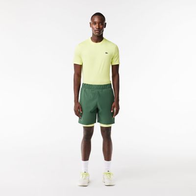 ＜LACOSTE＞ライニングスパッツ付きドライショーツ