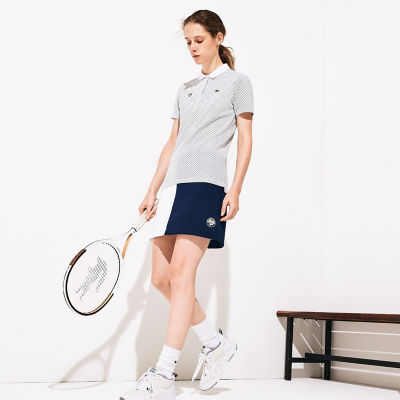 ＜LACOSTE＞『ＲＯＬＡＮＤ　ＧＡＲＲＯＳ』シリーズ　２トーンカラーブロックスカート