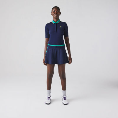 ＜LACOSTE＞アシンメトリーテーピングテニススカート