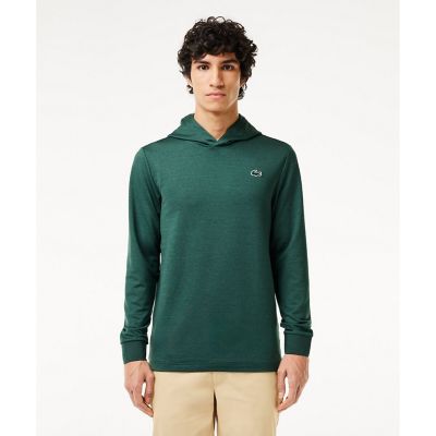 【SALE】LACOSTE/ラコステ ハイストレッチプルオーバーフーディー グリーン スポーツウェア【三越伊勢丹/公式】