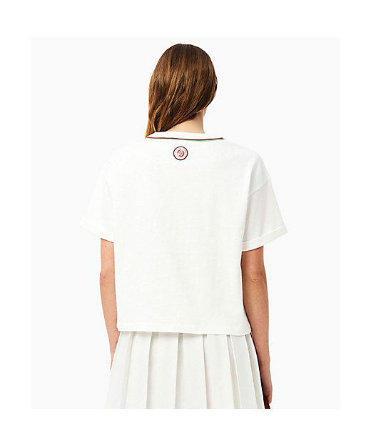 ローラン・ギャロスコラボ ウィメンズTシャツ | LACOSTE ローラン・ギャロスコラボ ウィメンズTシャツ | LACOSTE