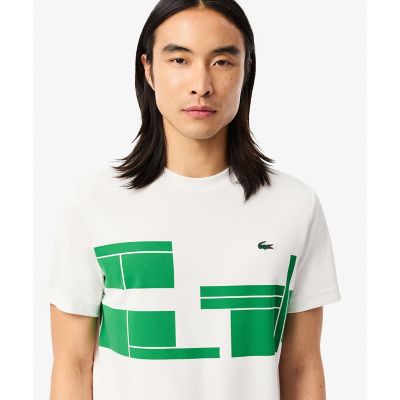 ＵＰＦ５０＋　ＵＶカット　『ノバク・ジョコビッチ』コートプリント　ウルトラドライ　半袖Ｔシャツ