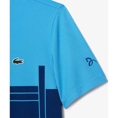 ＵＰＦ５０＋　ＵＶカット　『ノバク・ジョコビッチ』コートプリント　ウルトラドライ　半袖Ｔシャツ