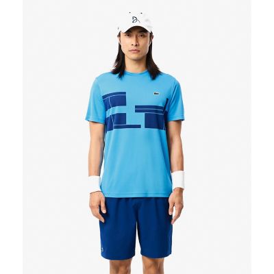 ＵＰＦ５０＋　ＵＶカット　『ノバク・ジョコビッチ』コートプリント　ウルトラドライ　半袖Ｔシャツ