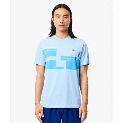 ＵＰＦ５０＋　ＵＶカット　『ノバク・ジョコビッチ』コートプリント　ウルトラドライ　半袖Ｔシャツ