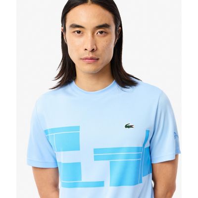ＵＰＦ５０＋　ＵＶカット　『ノバク・ジョコビッチ』コートプリント　ウルトラドライ　半袖Ｔシャツ