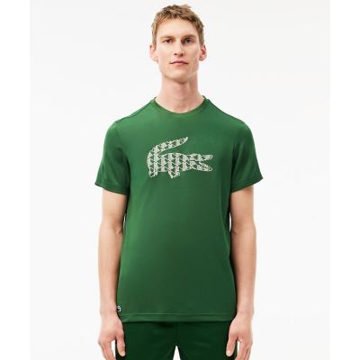ＵＰＦ３０　ＵＶカット　モノグラムワニロゴ　ウルトラドライ鹿の子半袖Ｔシャツ