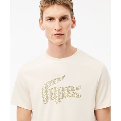 ＵＰＦ３０　ＵＶカット　モノグラムワニロゴ　ウルトラドライ鹿の子半袖Ｔシャツ