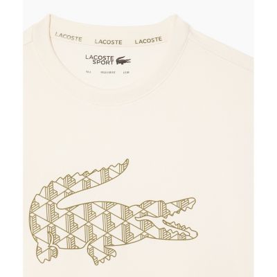 ＵＰＦ３０　ＵＶカット　モノグラムワニロゴ　ウルトラドライ鹿の子半袖Ｔシャツ