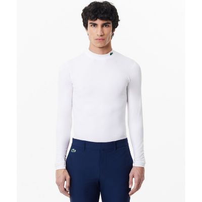LACOSTE/ラコステ ウルトラドライ 吸水速乾 タイトフィットモックネックTシャツ