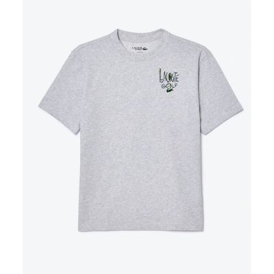 ラコステゴルフ　ウルトラドライ　バックプリント半袖Ｔシャツ