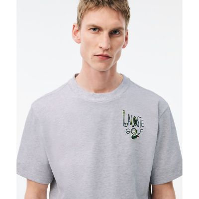 ラコステゴルフ　ウルトラドライ　バックプリント半袖Ｔシャツ