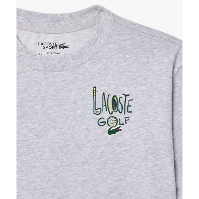 ラコステゴルフ　ウルトラドライ　バックプリント半袖Ｔシャツ