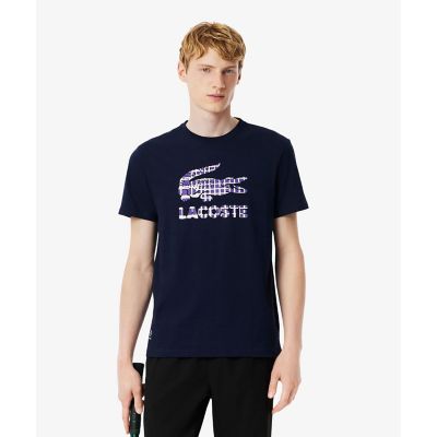 ＜LACOSTE＞『ダニール・メドベージェフ』ラケットレイヤードグラフィックプリントＴシャツ