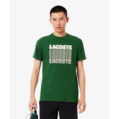 ＜LACOSTE＞グラフィカルブランドネームロゴウルトラドライＴシャツ