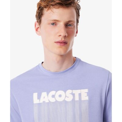 グラフィカルブランドネームロゴウルトラドライTシャツ | LACOSTE
