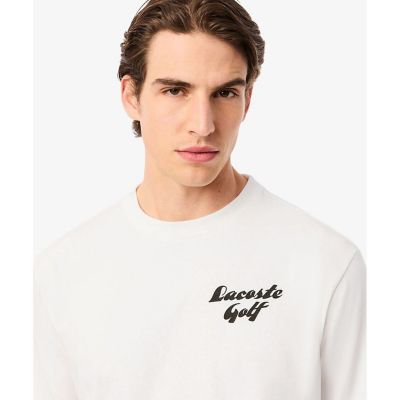 ラコステゴルフウルトラドライバックプリントTシャツ | LACOSTE