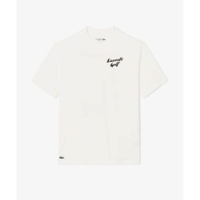 ラコステゴルフウルトラドライバックプリントTシャツ | LACOSTE