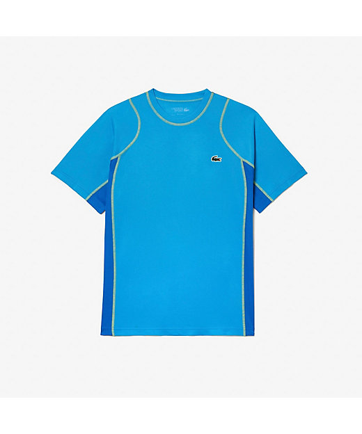 ＜三越伊勢丹/公式＞【SALE】テクニカルカッティング鹿の子地テニスTシャツ ブルー スポーツウェア