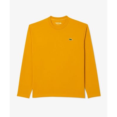 LACOSTE クラシックフィット セーター　M イエロー　ゴルフ　蛍光 LACOSTE クラシックフィット セーター M イエロー ゴルフ 蛍光