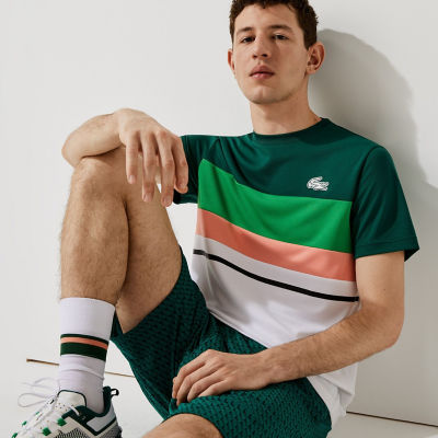 ＜LACOSTE＞クラシックカラーブロックウルトラドライＴシャツ