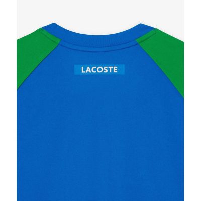 配色パネルテニスＴシャツ