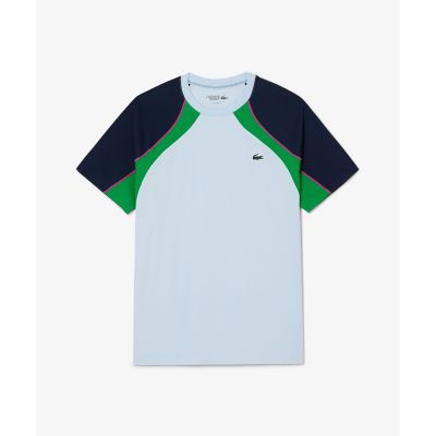 配色パネルテニスＴシャツ