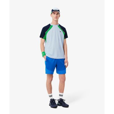 配色パネルテニスＴシャツ
