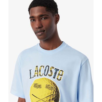 スマイリーボールプリントゴルフＴシャツ