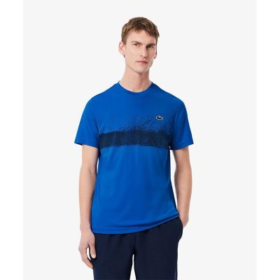 ＵＰＦ５０　ＵＶカット『ジョコビッチ』コートラインウルトラドライ鹿の子地Ｔシャツ