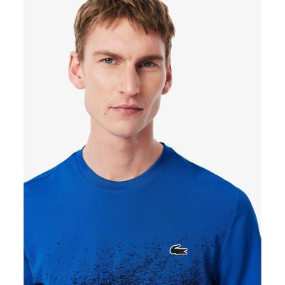 ＵＰＦ５０　ＵＶカット『ジョコビッチ』コートラインウルトラドライ鹿の子地Ｔシャツ
