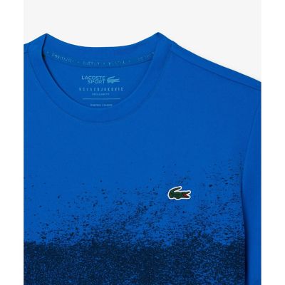 ＵＰＦ５０　ＵＶカット『ジョコビッチ』コートラインウルトラドライ鹿の子地Ｔシャツ