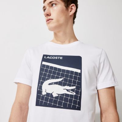 ＜LACOSTE＞ロゴ＆ネットＴシャツ