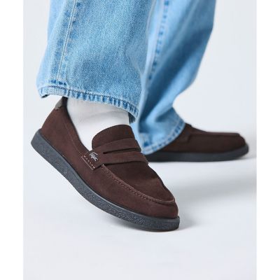 ＜LACOSTE＞メンズ　ＣＯＣＨＥＴ　１２６　１　ＡＰＡＣ　ＣＭＡ　スエード　ローファースニーカー