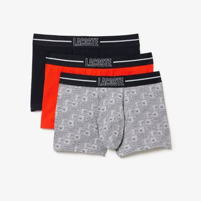 ＜LACOSTE＞ストレッチコットンジャージトランクショーツ３パック