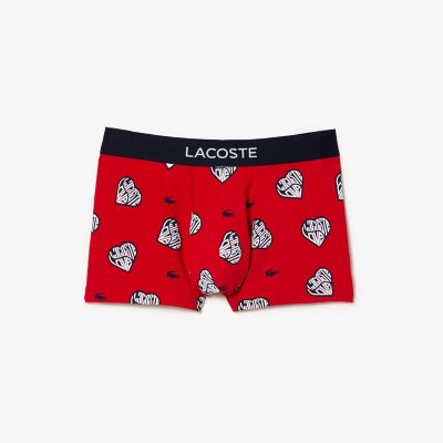 ＜LACOSTE＞コントラストプリントトランクショーツ