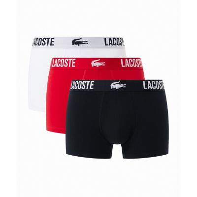 LACOSTE/ラコステ 3パックストレッチコットンボクサートランクショーツ / ボクサーパンツ