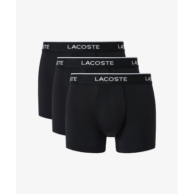 ＜LACOSTE＞３Ｐ　ブランドネームロゴウエストバンドマイクロファイバートランクショーツ