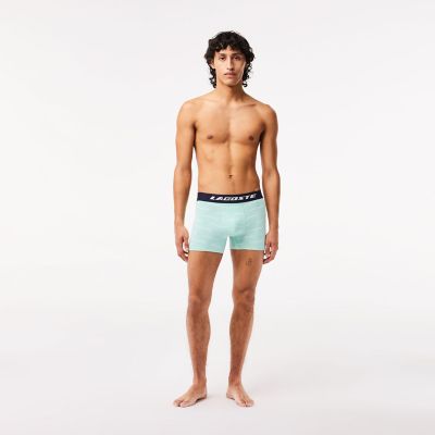 ＜LACOSTE＞マイクロファイバープリントトランクショーツ３パック